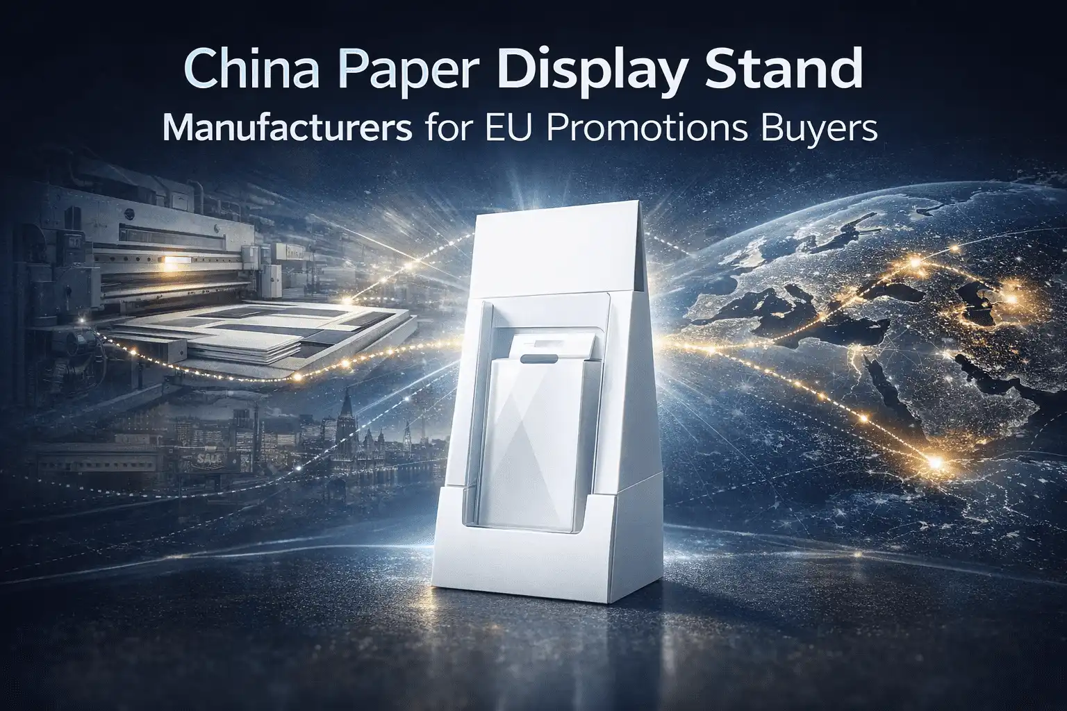 China Paper Display Stand Manufacturers for EU Promotions Buyers